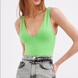 Neon Green Bodysuit- Zara